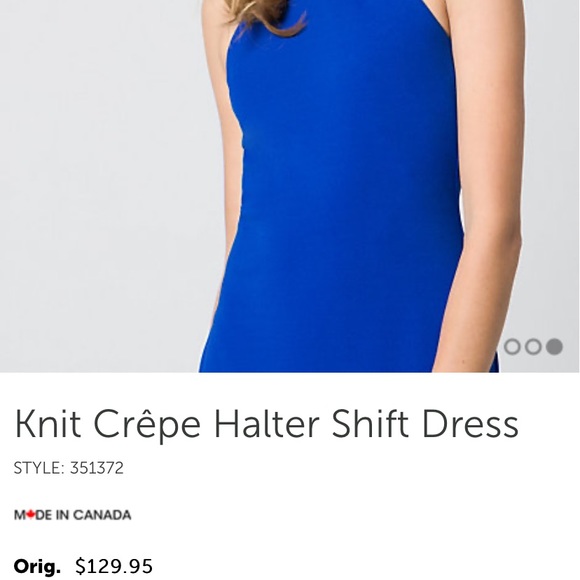 Blue Le Chateau Dress! - Picture 2 of 4